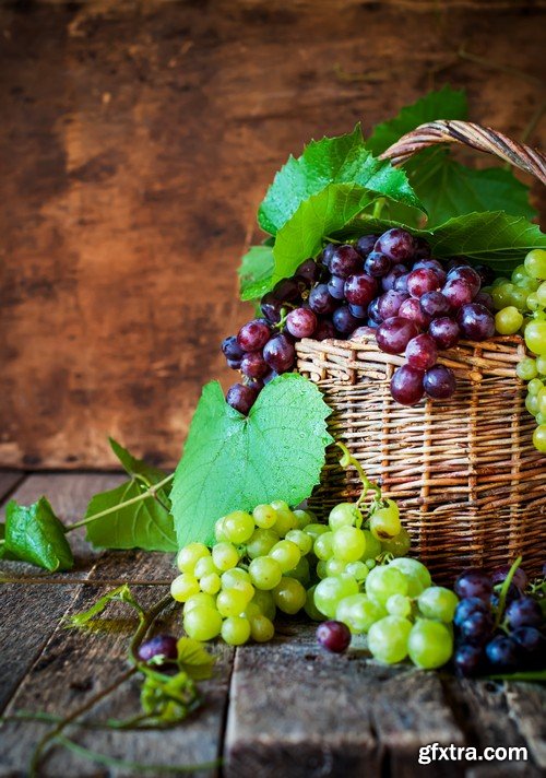 Stock Photos - Grapes, 25xJPG