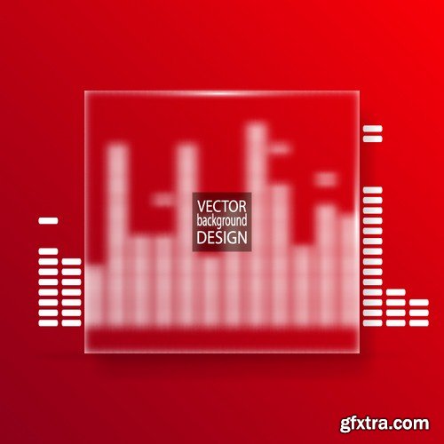 Stock Vectors - Digital equalizer 3, 25xEPS