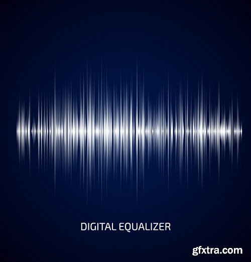 Stock Vectors - Digital equalizer 3, 25xEPS