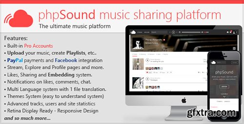 CodeCanyon - phpSound v1.0.8 - Music Sharing Platform