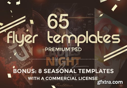 65 Premium PSD Flyer Templates & Huge Bonus