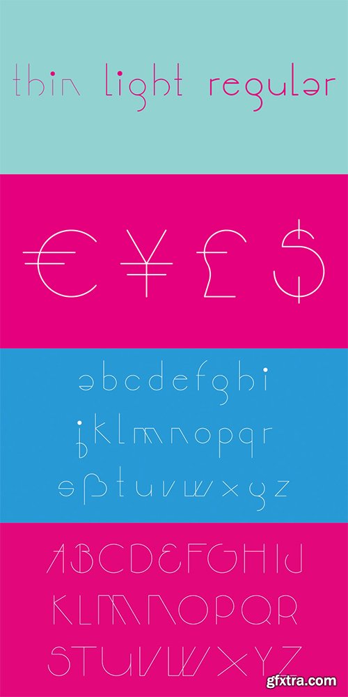 Legere Font Family 4 Fonts $140