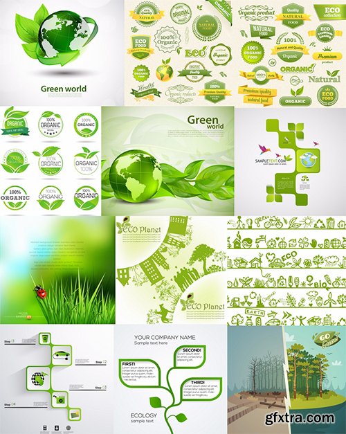 Stock Vector - Ecology Concept Design Elements, 60EPS