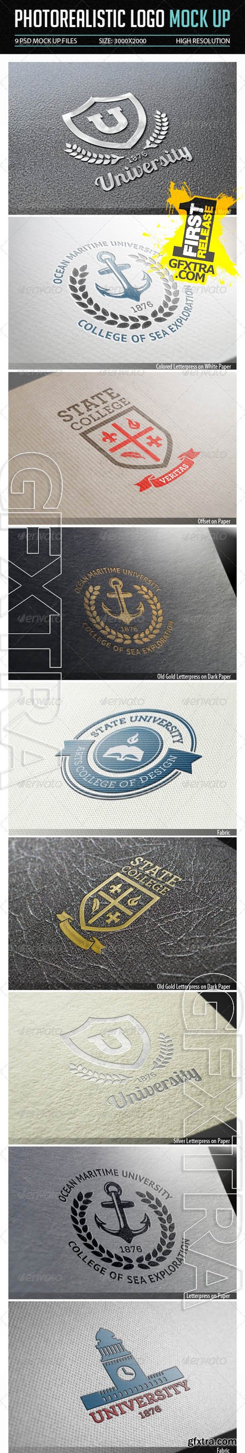 Photorealistic Logo Mock Up - GraphicRiver 7864572