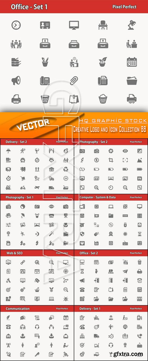 Stock Vector - Creative Logo and Icon Collection 88