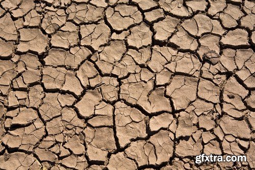 Stock Photos - Cracks in the ground, 25xJPG