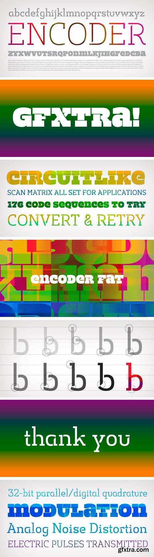 Encoder Font Family