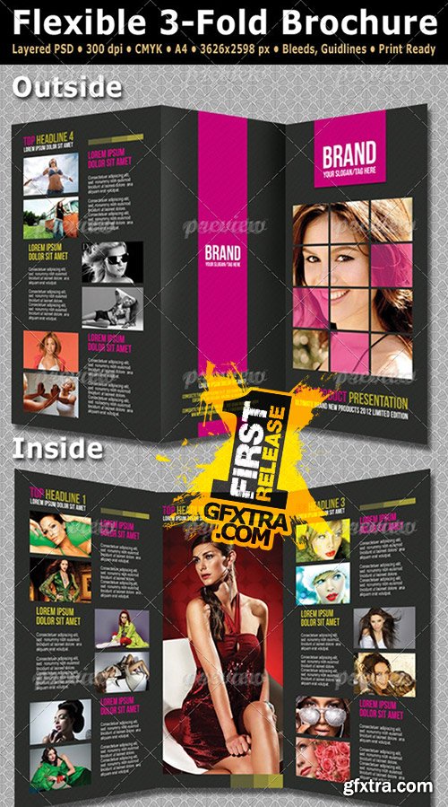 CodeGrape - Flexible 3-Fold Brochure 4352