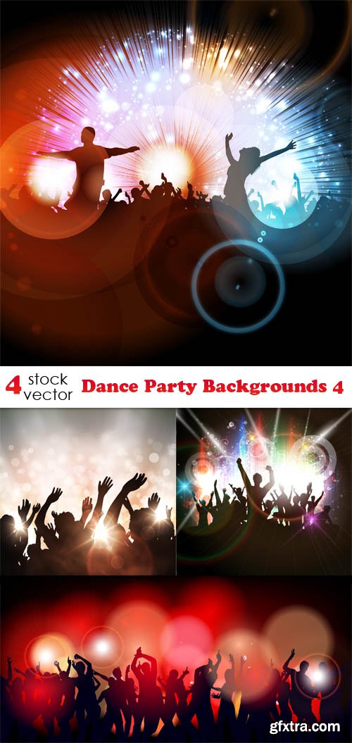 Vectors - Dance Party Backgrounds 4