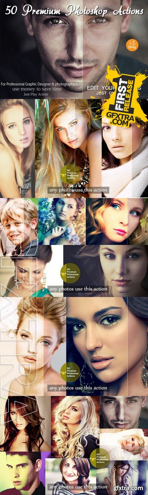 50 Premium Photoshop Actions - CM 227012