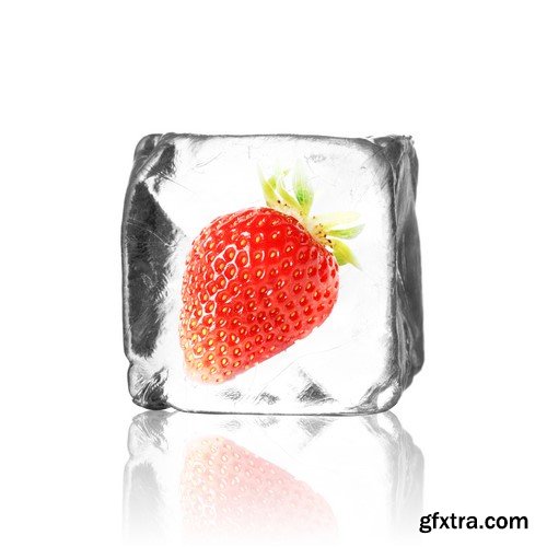 Fruit in ice