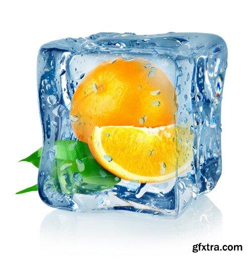 Fruit in ice