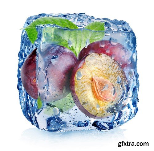 Fruit in ice