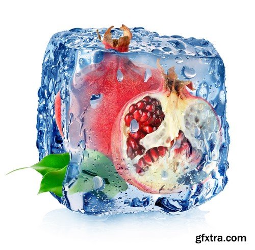 Fruit in ice