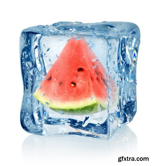 Fruit in ice