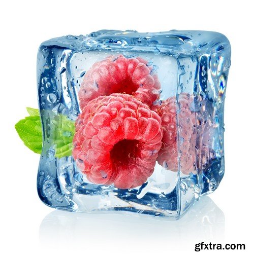 Fruit in ice