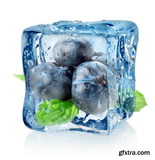 Fruit in ice