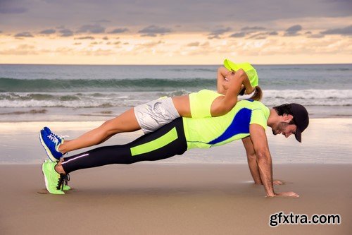 Fitness on the beach