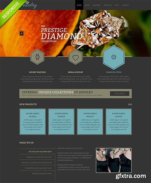 FlashMint - Jewelry Responsive Bootstrap Website Template