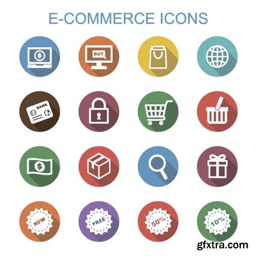 Commercial icons 10x EPS