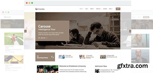 JoomShaper - Varsita - Education Joomla 3.x Template with LMS