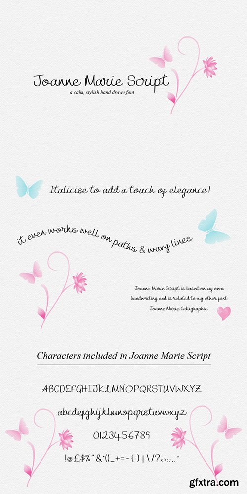 Joanne Marie Script Font