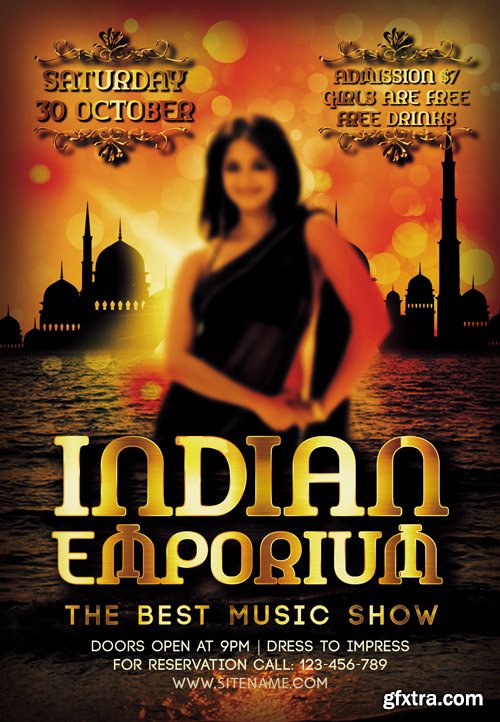 Indian Emporium Flyer Templates plus FB Cover