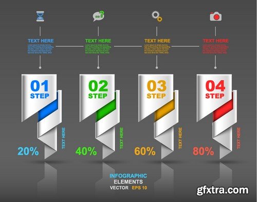 Stock Vectors - Business Infographic 8, 25xEPS