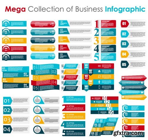 Stock Vectors - Business Infographic 8, 25xEPS