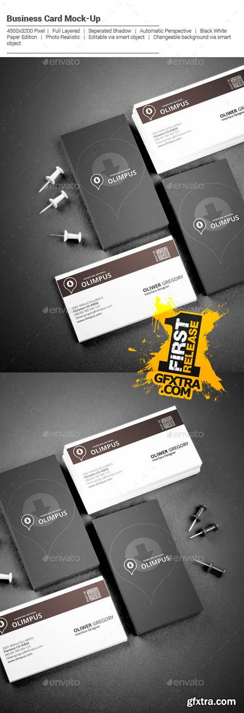 Realistic / Business Card / Mockup - GraphicRiver 10482923