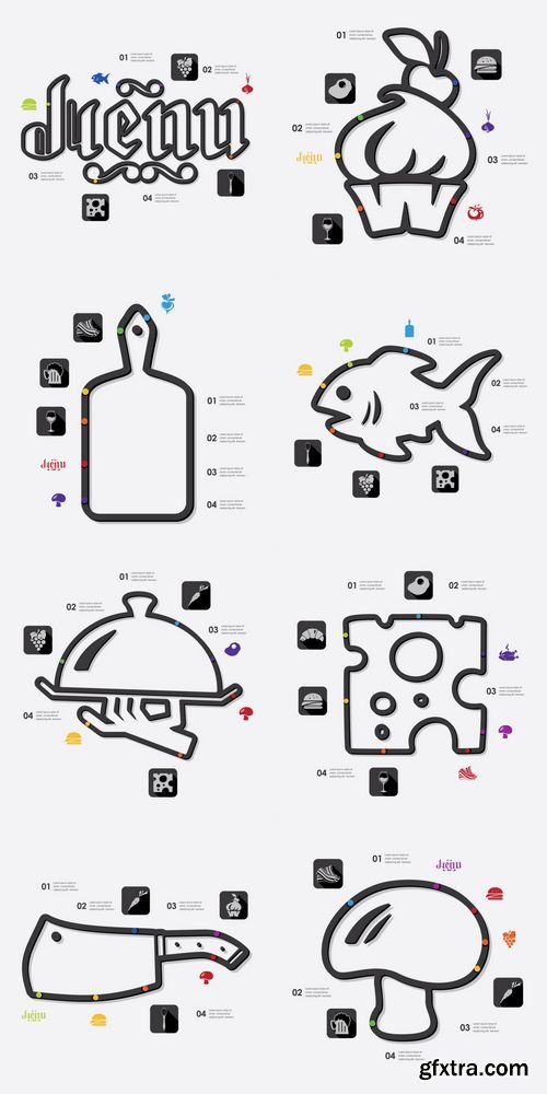 Vector - Restaurant Infographic