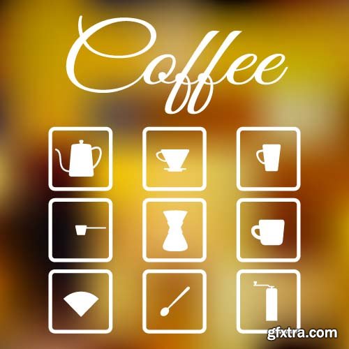 Coffee menu vector illustration 10x EPS