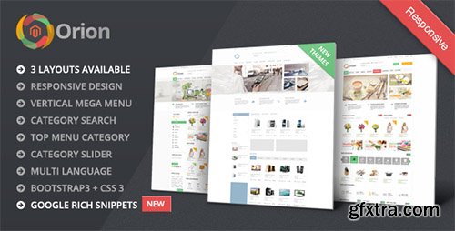 ThemeForest - Orion v1.4.1 - Mega Shop Responsive Magento Theme