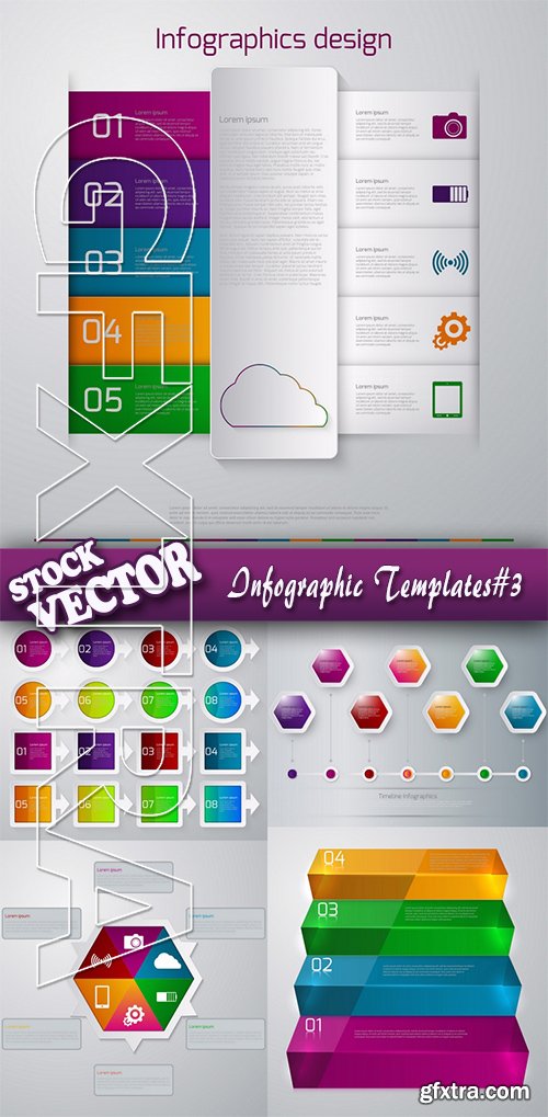 Stock Vector - Infographic Templates#3
