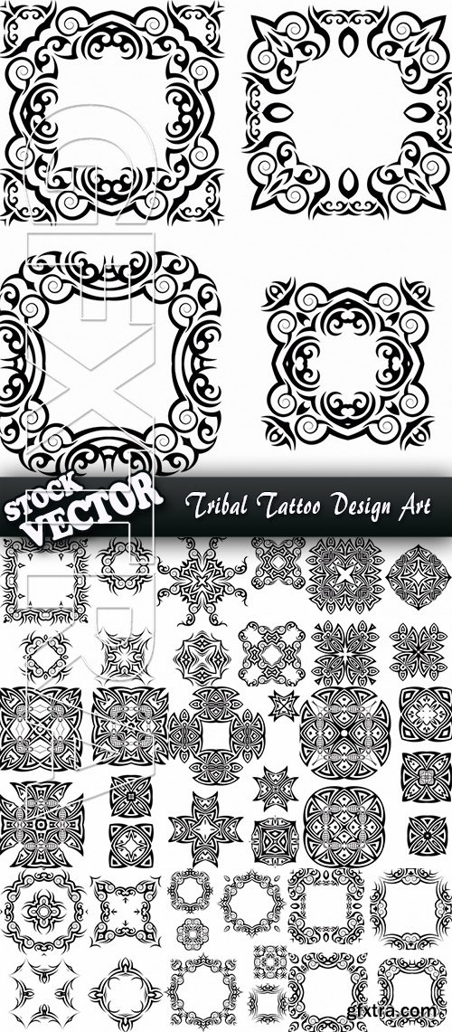 Stock Vector - Tribal Tattoo Design Art