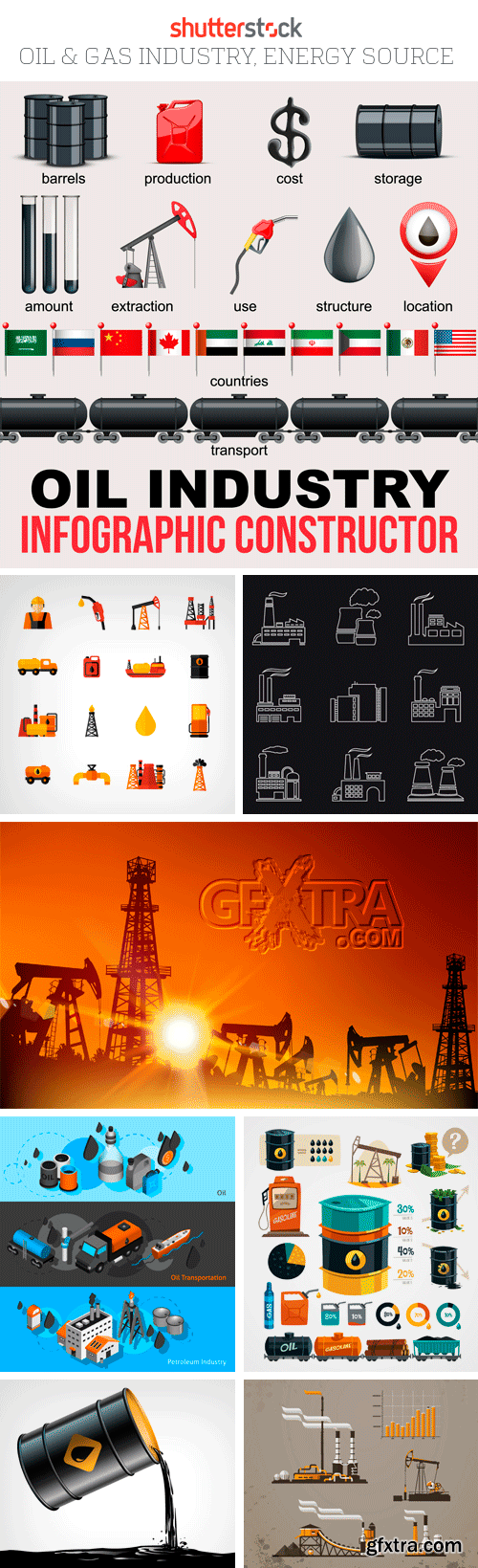 Amazing SS - Oil & Gas Industry, Energy Source, 25xEPS