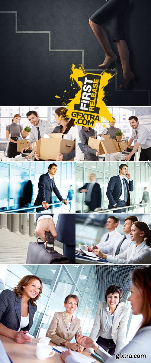 Stock Photo Confident business partners