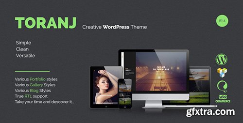 ThemeForest - Toranj v1.5 - Responsive Creative WordPress Theme