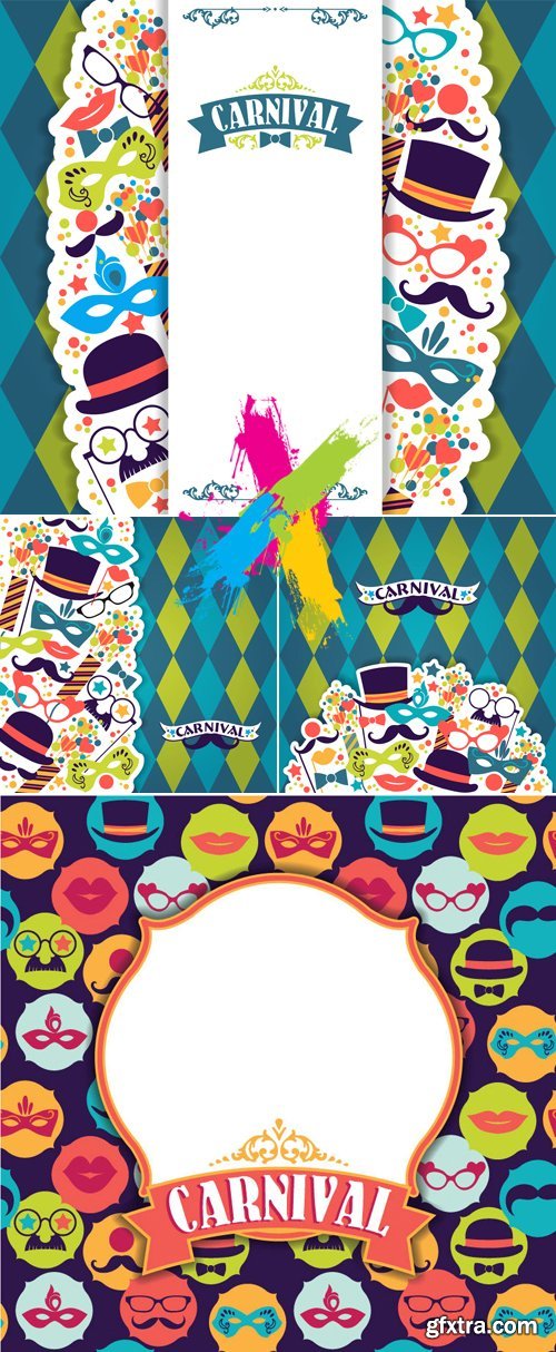 Carnival Backgrounds Vector 2