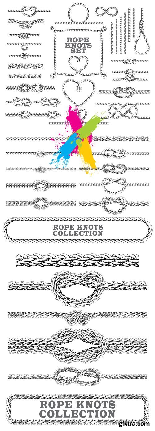 Rope Design Elements Vector 2