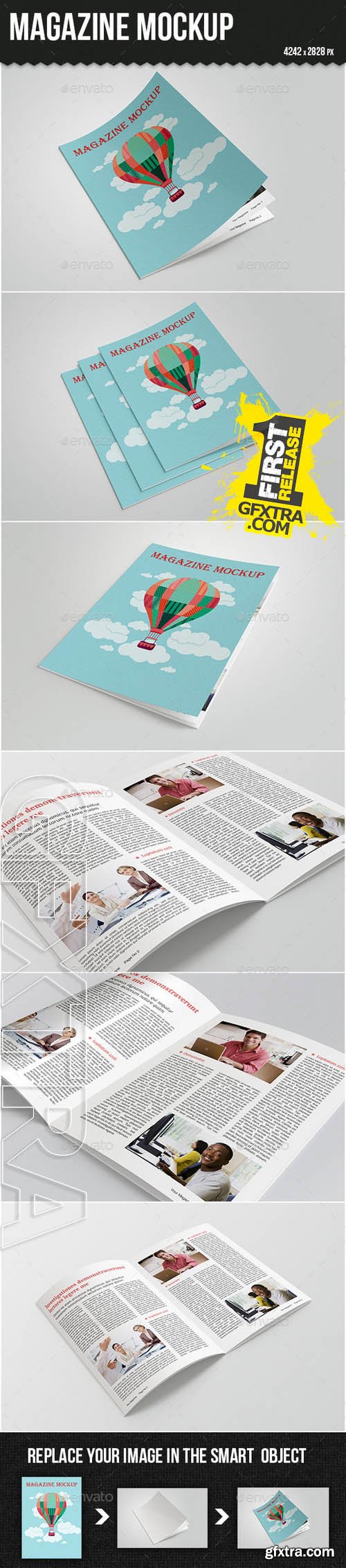 Magazine Mock-up - GraphicRiver 10175595