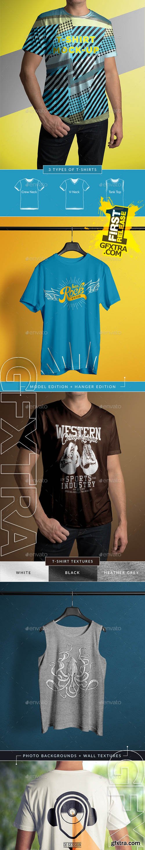 T-Shirt Mock-Up Male Model / Classic Edition - GraphicRiver 9657829