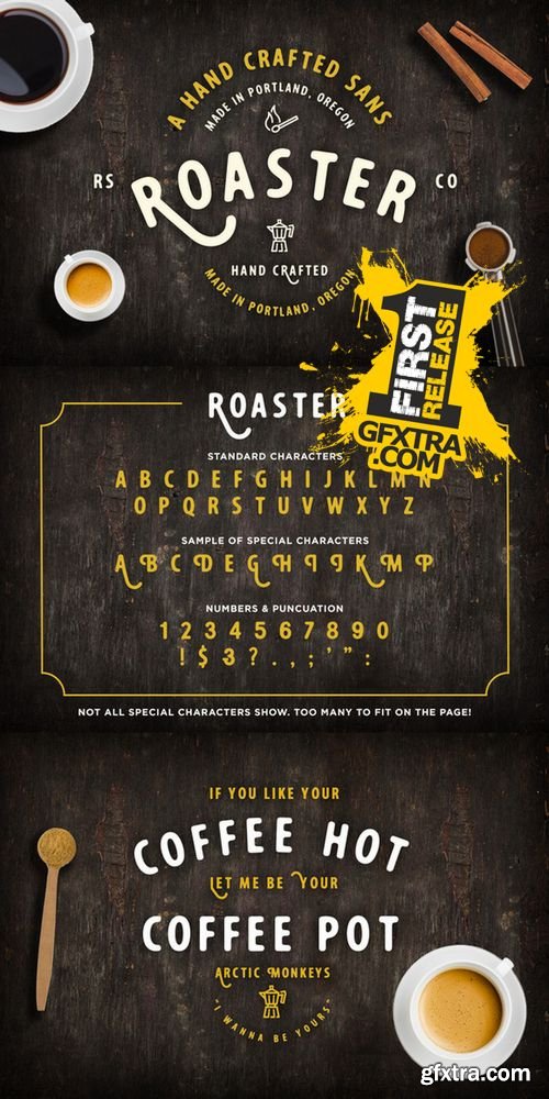 Roaster Font - CM 228903