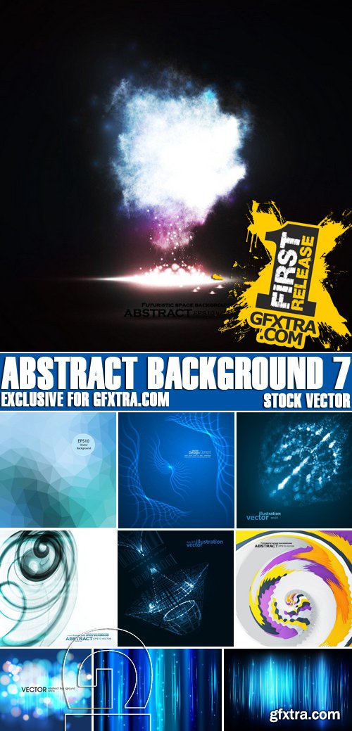 Stock Vectors - Abstract Background 7, 25xEPS