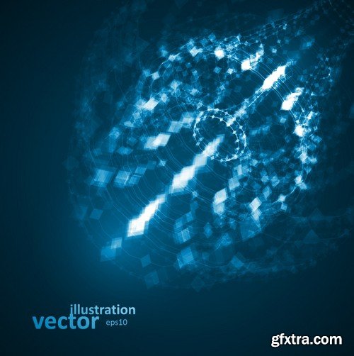 Stock Vectors - Abstract Background 7, 25xEPS