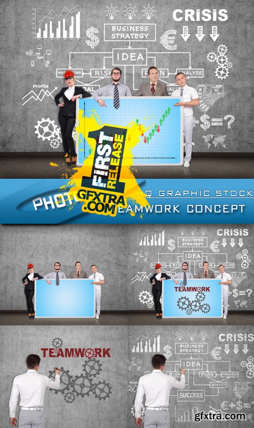 Stock Photo - Teamwork concept