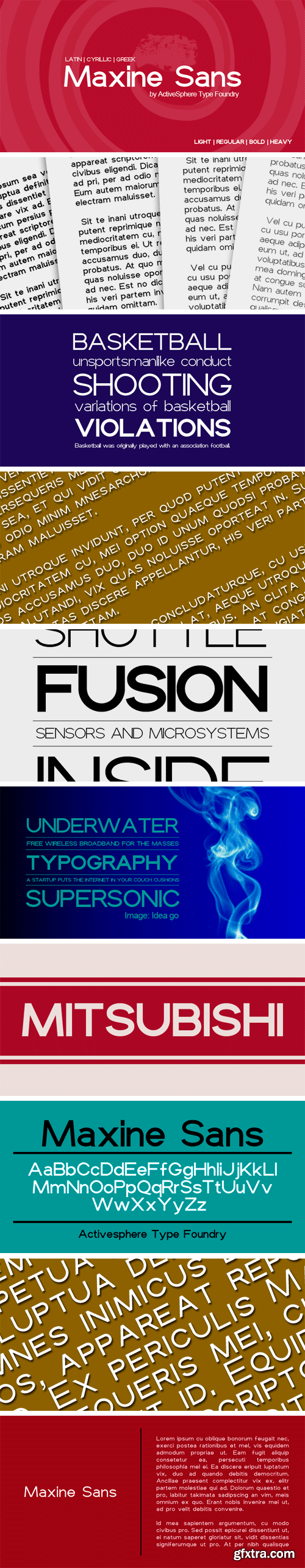 Maxine Sans Font Family