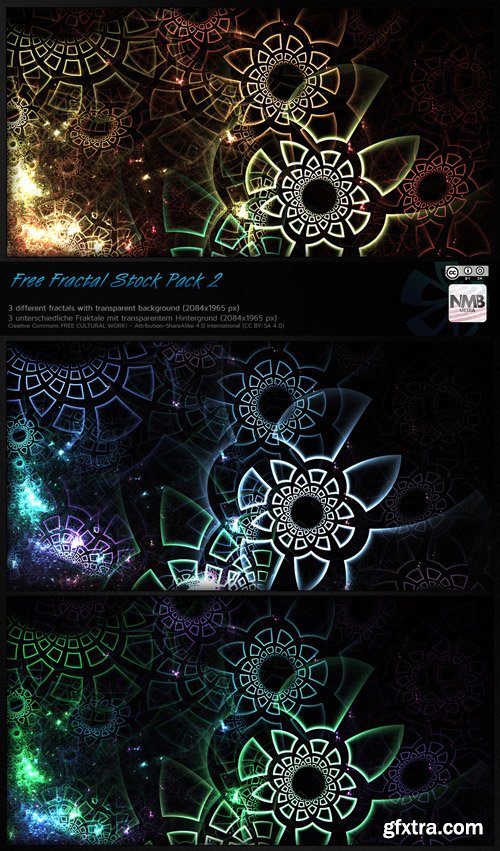 Fractal Backgrounds - Transparent PNG Overlay