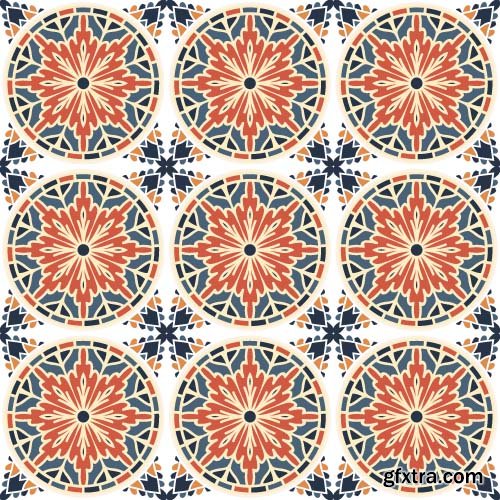 Abstract ethnic ornate 12x EPS