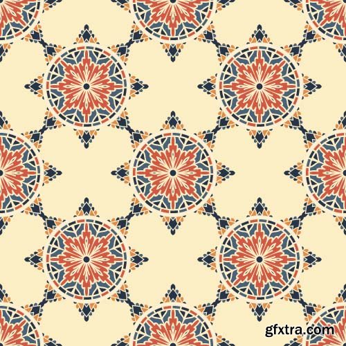 Abstract ethnic ornate 12x EPS